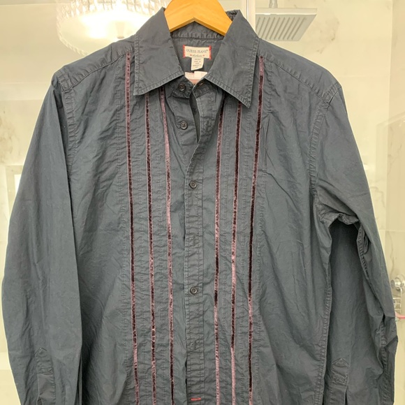Guess Tuxedo Style Shirt - Picture 1 of 2